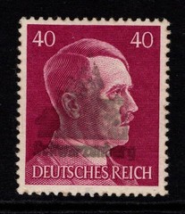 Germany 1945 Castle Obliterate Issue 40p MNH / Signed Richter – S58833