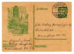Danzig GA P45 Stamped View of Marienkirche (GA4746)