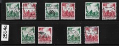 Stamp sets X5 Sc 479-480 1936 Germany Third Reich congress at Nuremberg #2514a