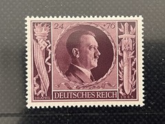 6 X 1943 German Reich 54th anniversary Stamp Deutschland Briefmarken