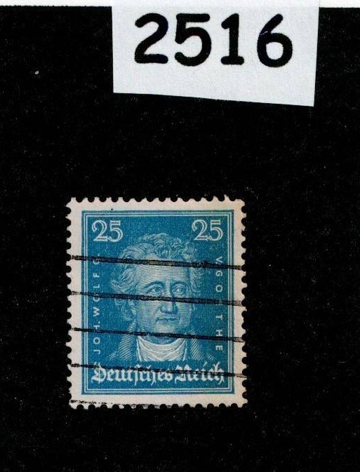 Used Stamp Sc 358 Johann von Goethe 1926-1927 German republic #2516