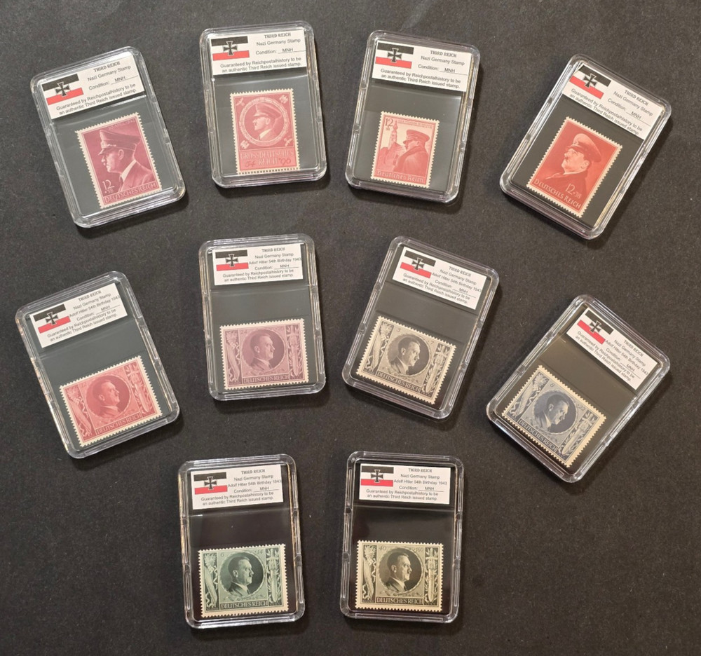 Adolf Hitler ULTIMATE Birthday Stamp Collection NSDAP WW2 Nazi German Postage