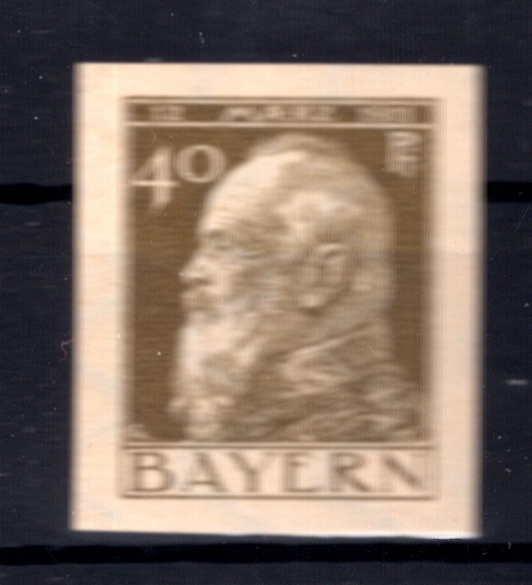 Bavaria 82IIU Not Toothed MNH Unstamped (79834