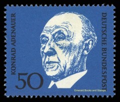 EBS Germany 1968 – Adenauer Commemoration – Churchill – Michel 554-557 – MNH**
