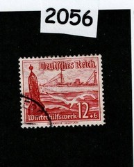 Used stamp Scott B112 1937 Winter relief Culture fund Germany #2056