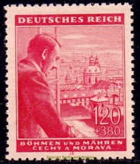 EBS Bohemia & Moravia 1943 – Hitler’s 54th Birthday – Michel 126-127 – MNH**