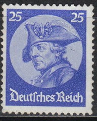 Stamp Germany Mi 481 Sc 400 1933 3rd Reich Potsdamn Great Friedrich Prussia MNH
