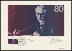 ART-EDITION 1988 GERMANY 1382 AUGUST BEBEL POLITIK SPD – HAND-SIGNED !!