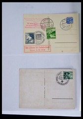 Lot 40450 Stamp collection Sudetenland 1933-1945 including Zeppelins, in albums.