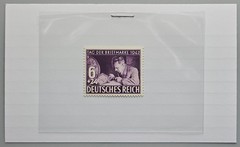Germany 1942 Tag der Briefmarke Stamp Day 6+24pf Violet Semi-Postal Mint