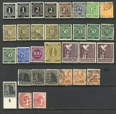 GERMANY mix / 22-10-9u / , used /mint