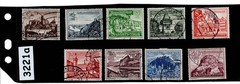 Stamp set B160-B168 1939 Germany Third Reich Winter relief fund #3221a