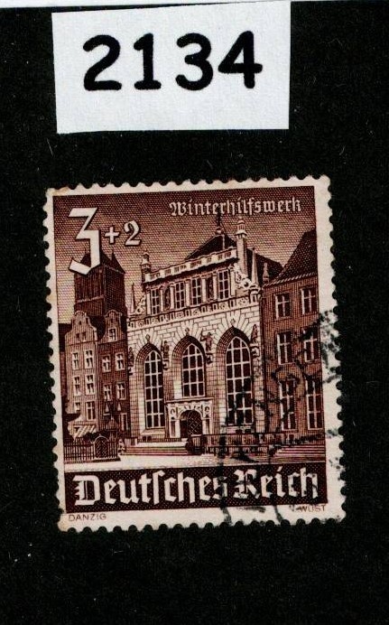 Used stamp Scott B177 1940 Winter relief Culture fund Germany #2134