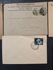 Imperial & Third Reich Nazi German Covers Postcards Berlin Vienna Theater Mail