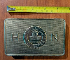 Gulden Ring Cigaretten 25 Tin with Reich Germany Stamps