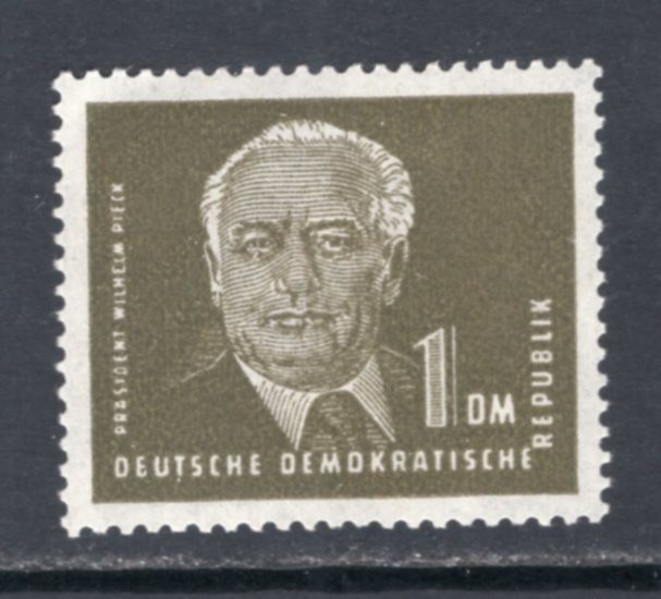 DDR GDR East Germany 1950 Wilhelm Pieck 1DM Single MNH #56