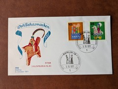 Germany 1971 First Day Cover Welfare Depicting Wooden Toys. 146F