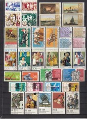East Germany GDR DDR 1967-1974 – 31 full sets – used (a77)