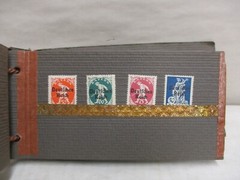 Lot of 90 Germany Stamps 1914-1924 in Book Briefmarken des Deutschen Reiches