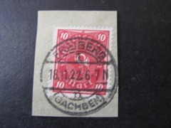 Germany Stamp Scott # 181 Used with Cancel Freiberg / Gachben