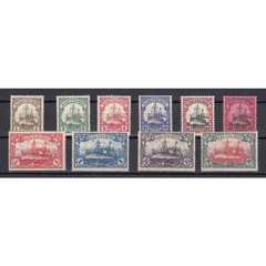 Colonies Kiautschou 1905, Mich. No.: 28-37 *