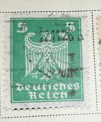 Germany Lot of 19 Stamps – 1924-28 (Scott Catalog 330-349) – RARE ITEMS in LOT!