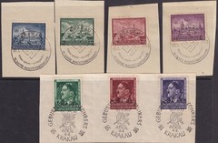Lot Stamp Germany Poland WWII Hitler Poland Sets Krakau Castles GG CTO