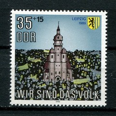 Germany – DDR : „We are the people“ stamp from 1990 – mint NH