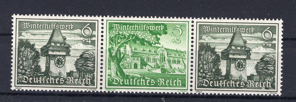 DR W137 W137 MNH Postfrisch Briefmarken Zusammendruck