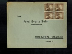 GER-1345*GERMANY*1938 COMMERCIAL COVER Tied w „Breslau Athletic Comp“ (Mi 665)