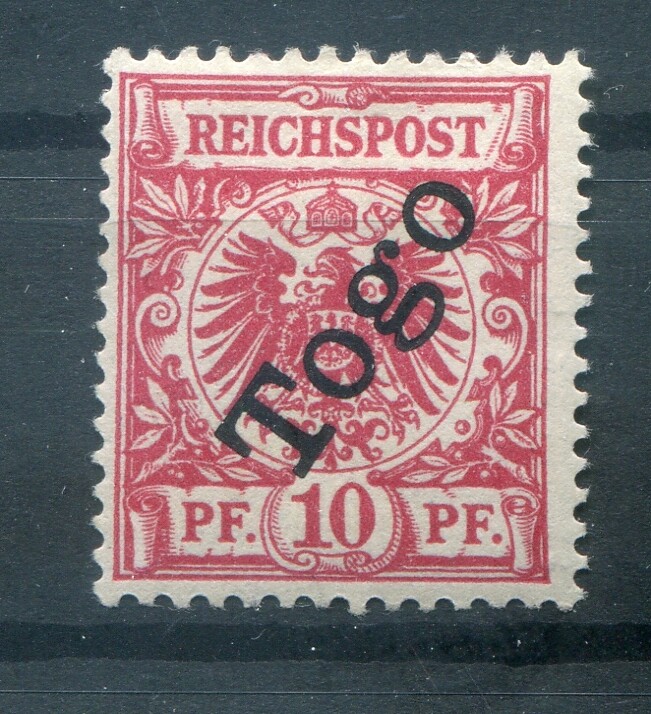 Togo 3b Color BPP 180EUR BPP-Signatur Unused with Hinges