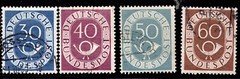 GERMANY POST & HORN ISSUES SCOTT 671-72 675 677 679-82 USED