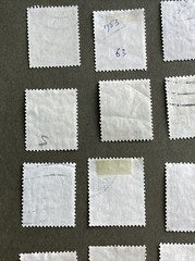 West GERMANY 1954 President Th.Heuss 19 Pcs Used Stamps, VF/XF Condition