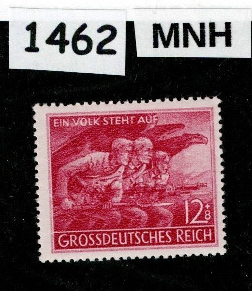 MNH Stamp B291 Third Reich February 1945 / Volkssturm or People’s Army #1462
