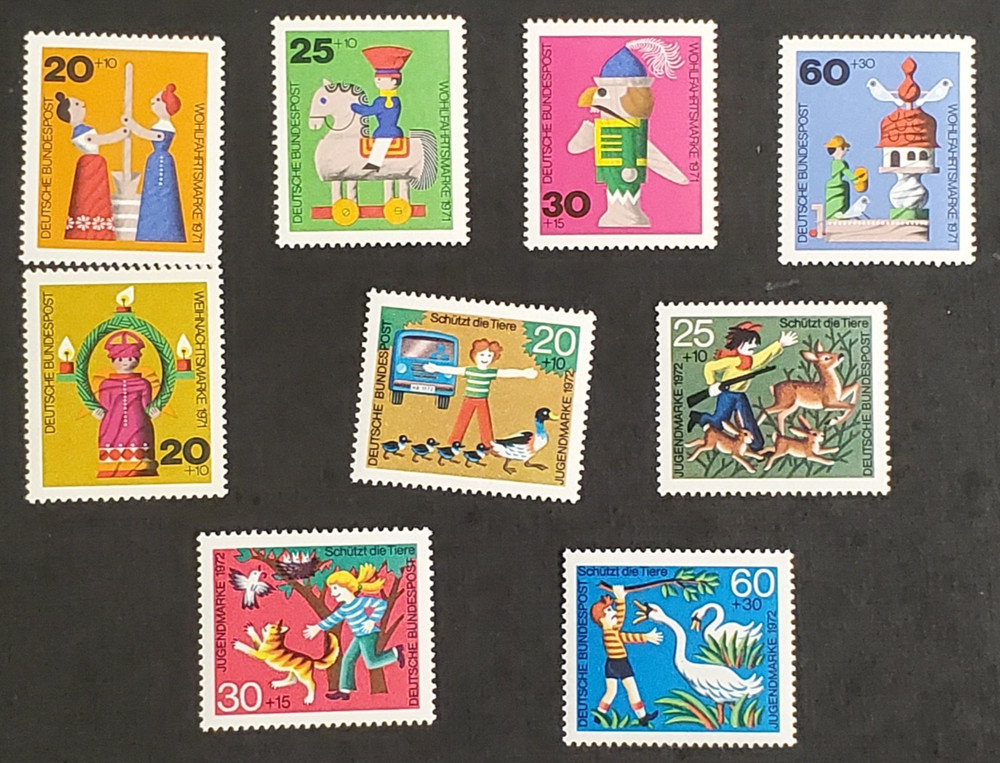 Germany, nice lot of all different older MNH semi postals