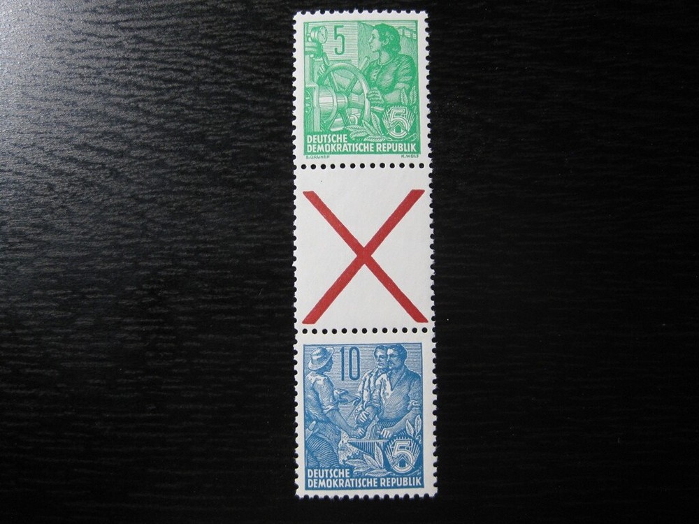 DDR EAST GERMANY Mi. #SZ1 mint MNH stamp strip! CV $10.80
