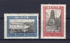 Danzig 209/10 Mint With Hinged Stamp MH (82175