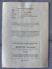 1958 Germany Berlin ETB Ersttagsblatt First Day Sheet Set 9N148 9N152 9N155 9N16