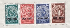 Stamp Germany Reich Mi 508-11 Sheet 1933 Saint Elizabeth Schwind Charity H MNH