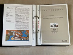 Germany ETB First Day Sheets 1997 Complete 46 Pieces Folder Clear Sleeves TOP