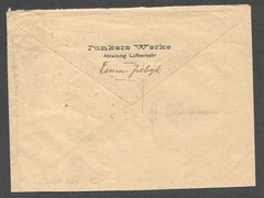 Germany Inflation Stamp Cover Nov 1923 80Billion Marks Astra Aero Zurich Junkers