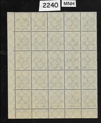 MNH stamp block Overprint 800K over 400Mk Scott #266 German Republic 1923 #2240