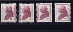 Bundesrepublik MNH ** 808 SC 1144 Immanuel Kant (4x)