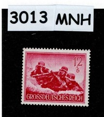 MNH Stamp B263 WWII 1944 Germany Third Reich Military Wehrmacht Infantry #3013