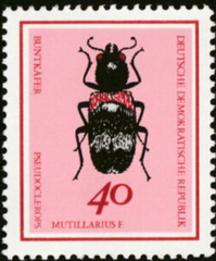 DDR #Mi1416 MNH 1968 Checkered Beetle Insect [1053]
