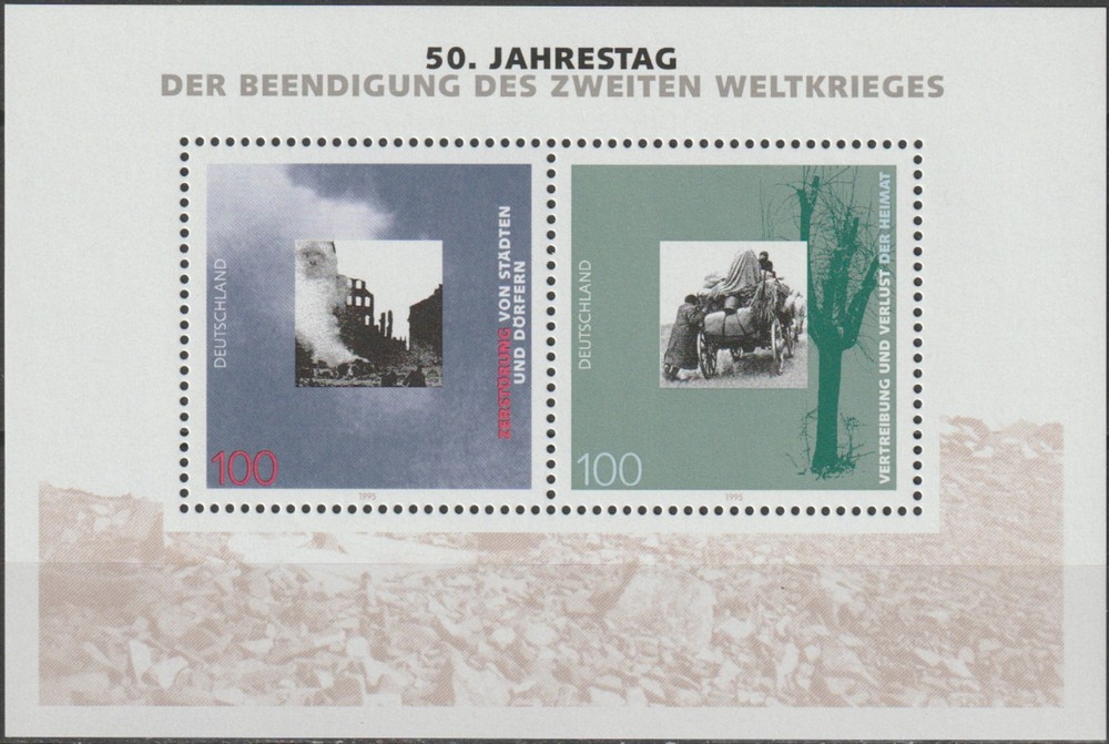 Germany-FRG S/S 50th Ann End World War II 1995 MNH-5,50 Euro
