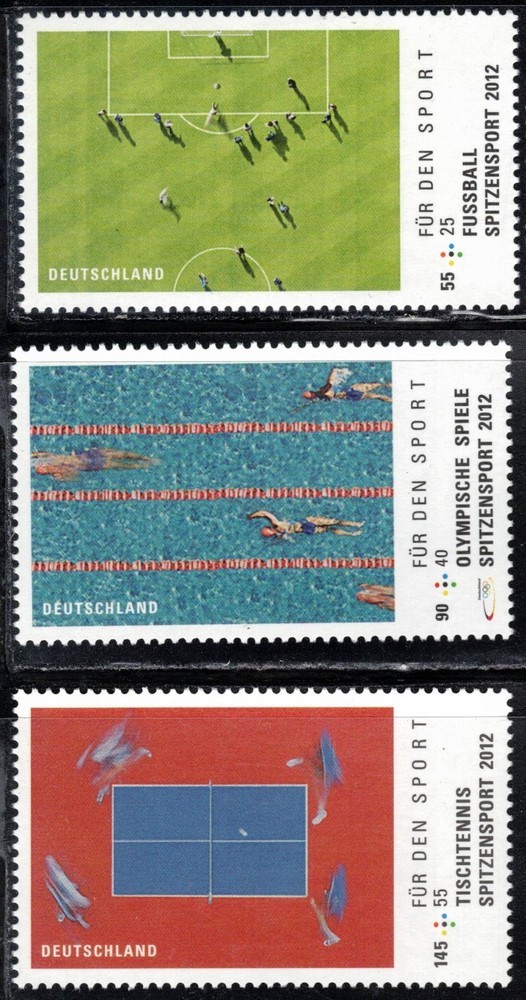 2012 Germany Fur den Sport MNH Soccer Olympic Games Tennis