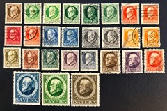 Bavaria 95-100, 102-115 / 1914-1920 King Ludwig III Stamps / Used / 112-114 MH