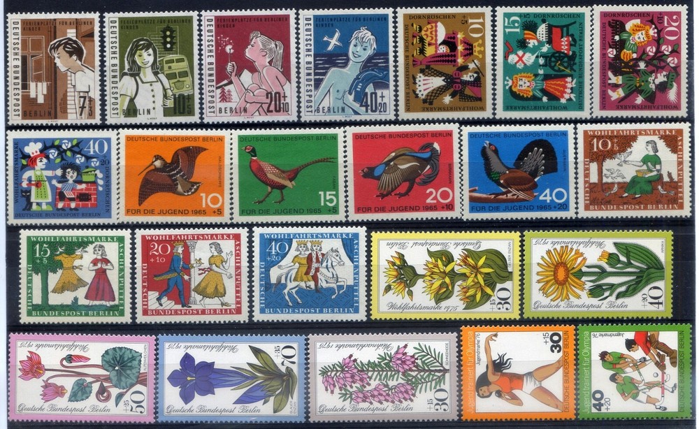 Germany Berlin Set. Western 1960/1990 Complete Various Series ** + * (m1408)