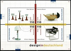 GERMANY 1998 Miniature sheet design in Germany used SC69